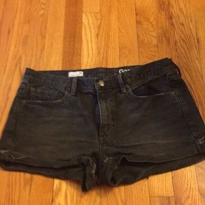 Gap black Jean shorts slim fit